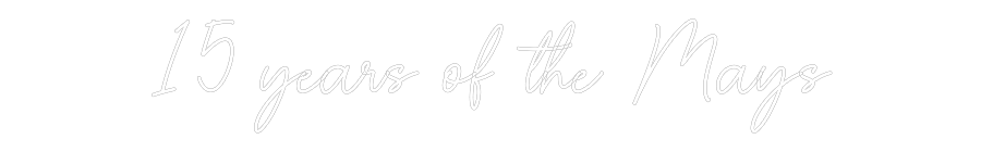 Custom Neon Sign Online Editor 15 years of t...