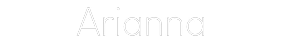 Custom Neon Sign Online Editor Arianna