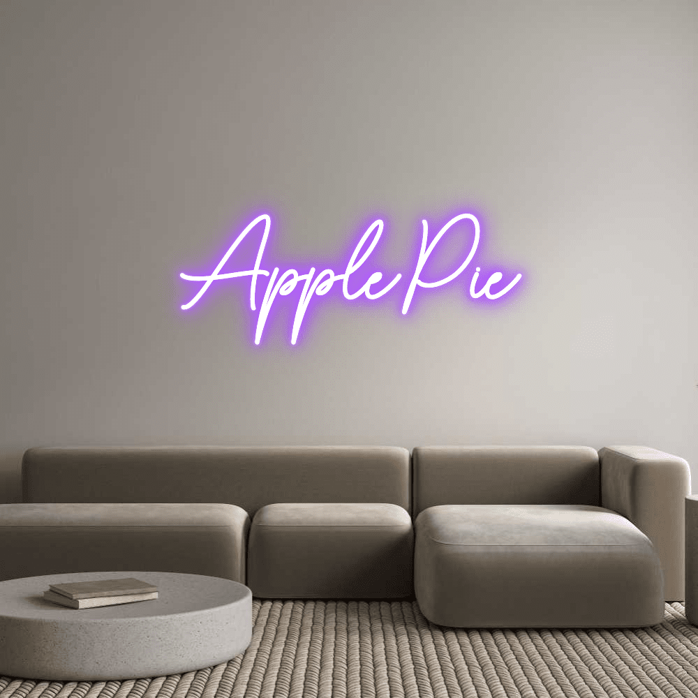 Editor en línea de letreros de neón personalizados ApplePie - Planet Neon