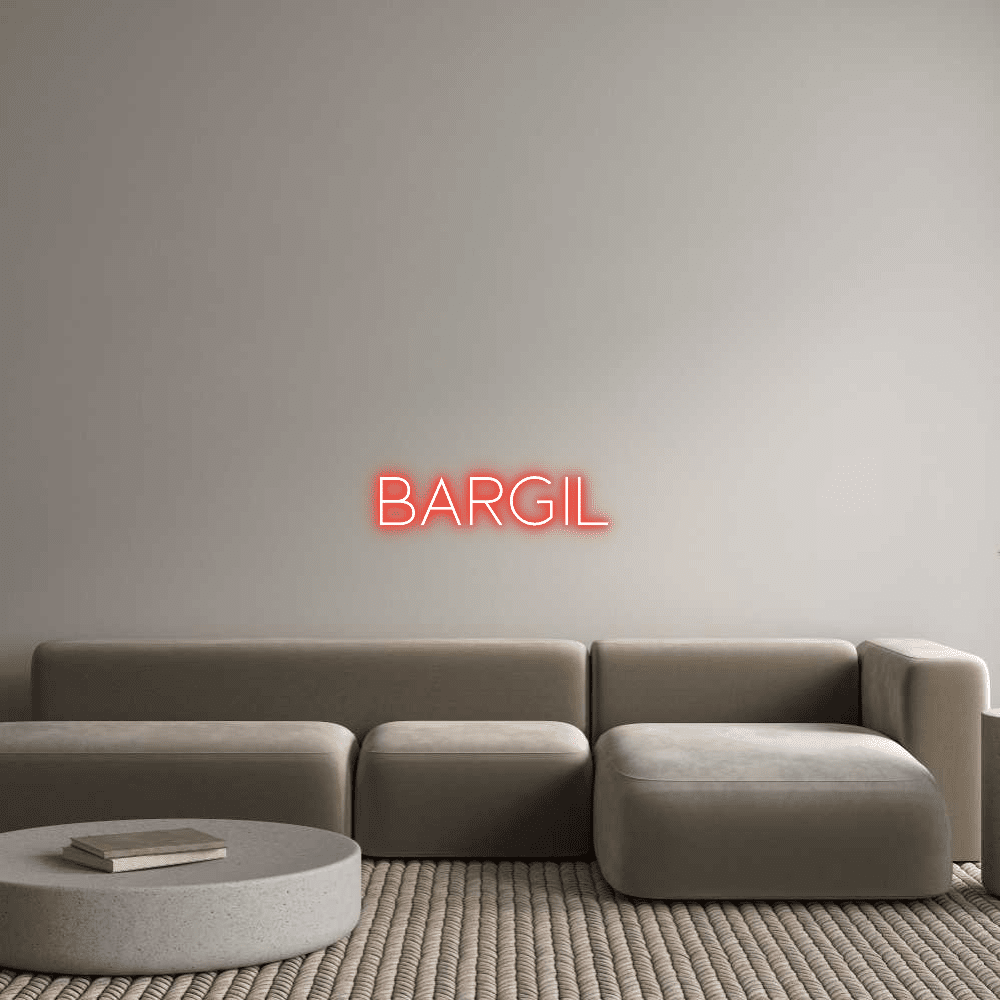 Editor en línea de letreros de neón personalizados BARGIL - Planet Neon