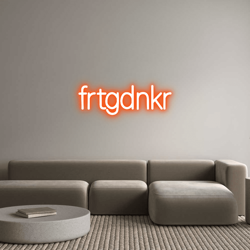 Aangepaste neonreclame online editor frtgdnkr - Planeet Neon