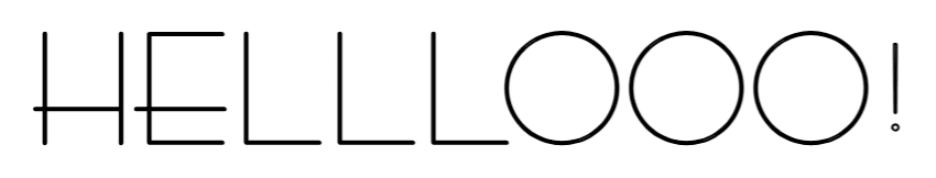 Editor en línea de letreros de neón personalizados ¡HELLLOOO! - Planeta Neón