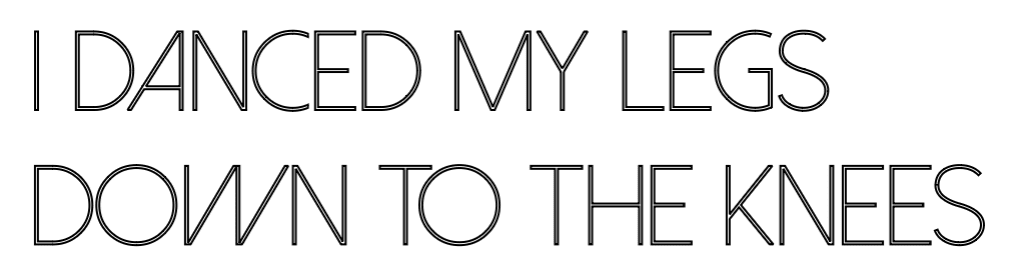 Custom Neon Sign Online Editor I danced my leg... - Planet Neon