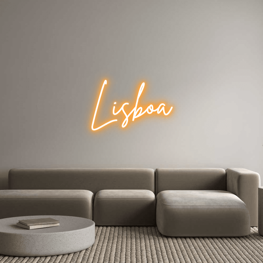 Letrero de Neón Personalizado Editor Online Lisboa - Planet Neon