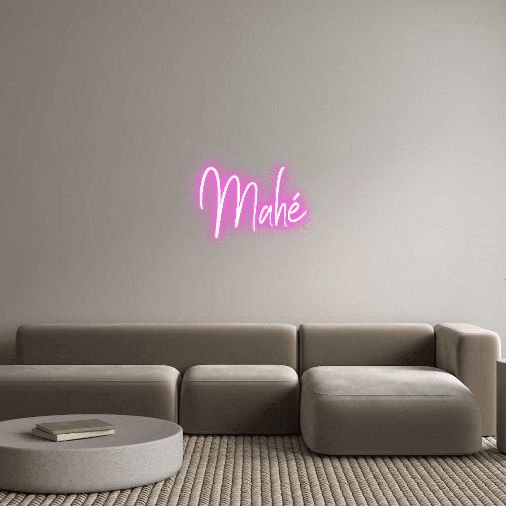 Letrero de Neón Personalizado Editor Online Mahé - Planet Neon