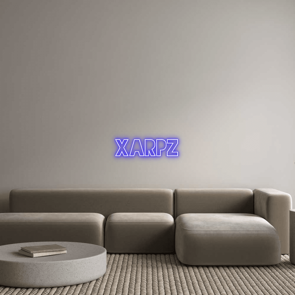 Editor en línea de letreros de neón personalizados Xarpz - Planet Neon