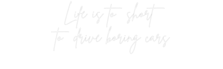 Custom Neon Sign Online Editor Life is to...