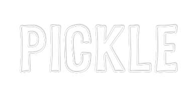 Custom Neon Sign Online Editor PICKLE