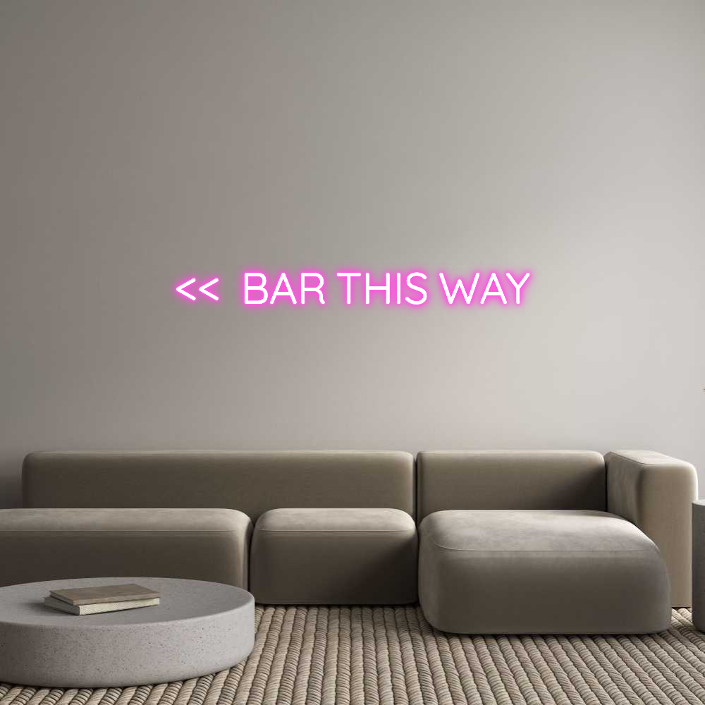Custom Neon Sign Online Editor << BAR THIS ...