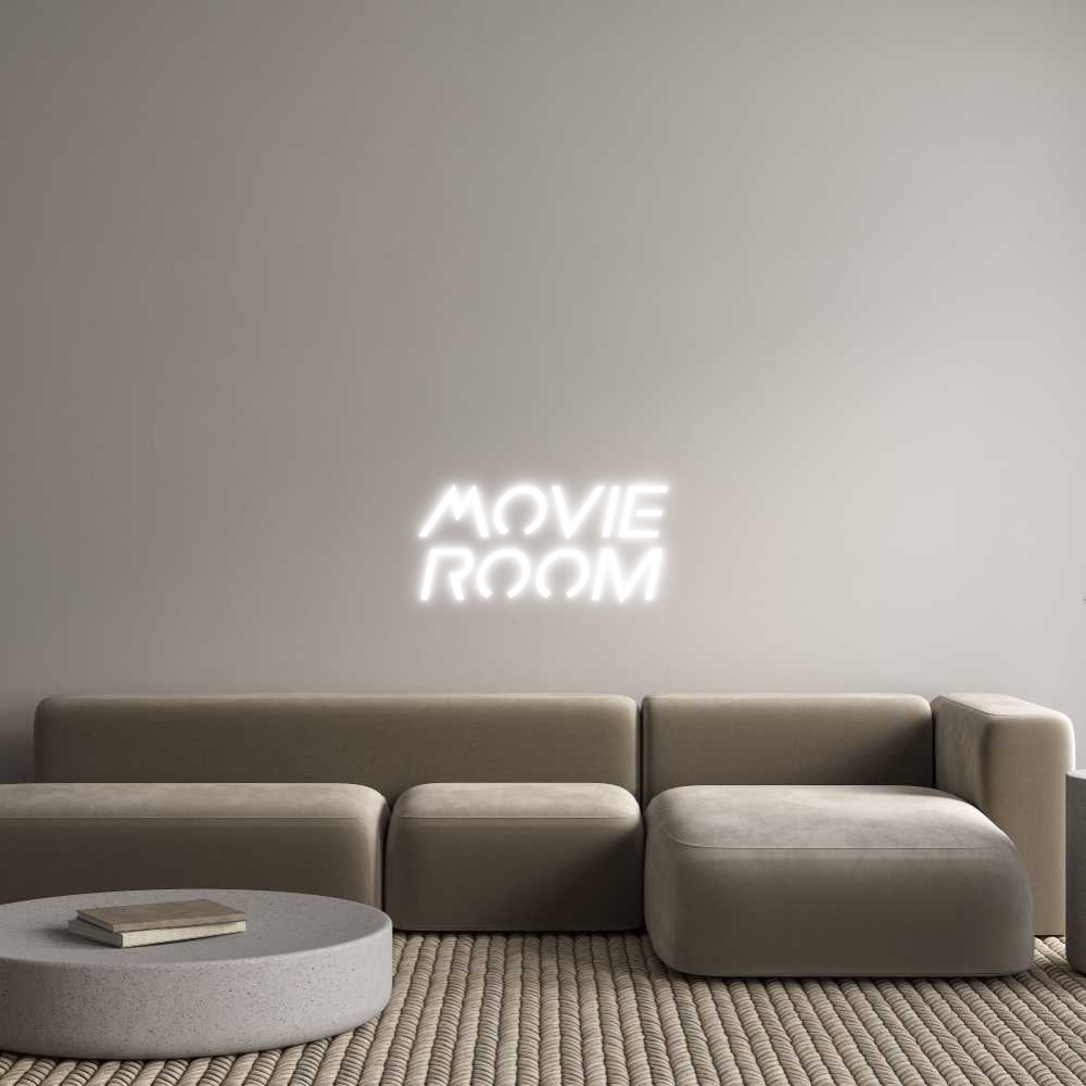 Custom Neon Sign Online Editor Movie
Room