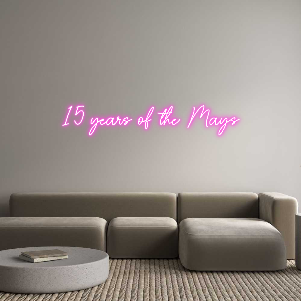 Custom Neon Sign Online Editor 15 years of t...