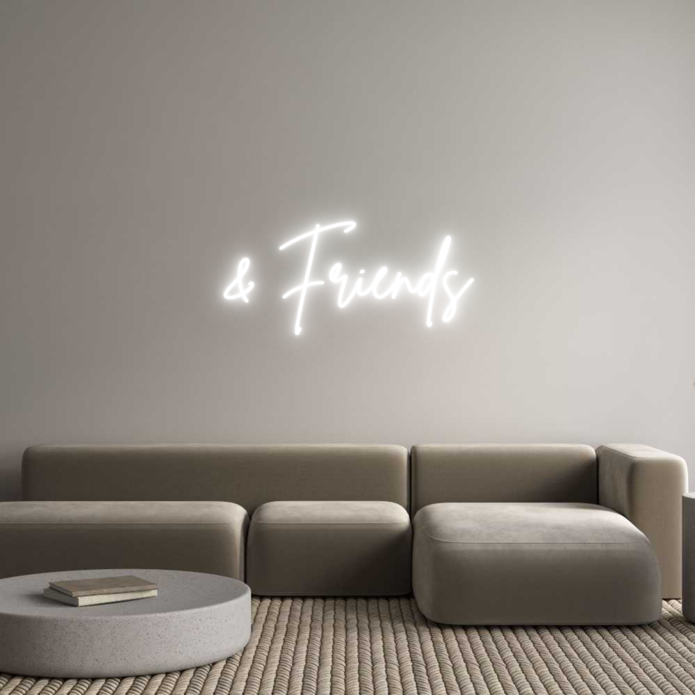 Custom Neon Sign Online Editor & Friends