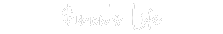 Custom Neon Sign Online Editor $imon’s Life