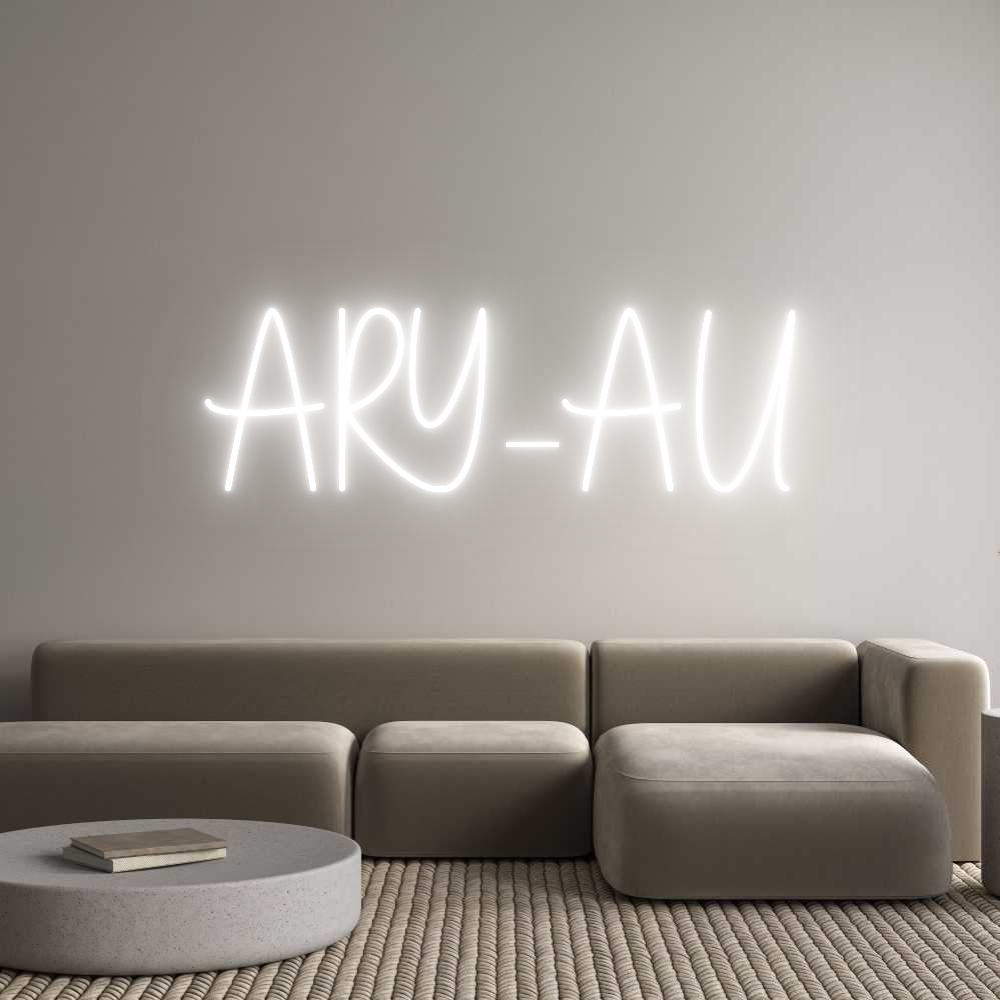 Custom Neon Sign Online Editor ARY_AU