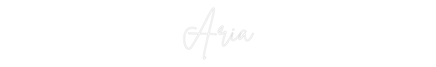 Custom Neon Sign Online Editor Aria