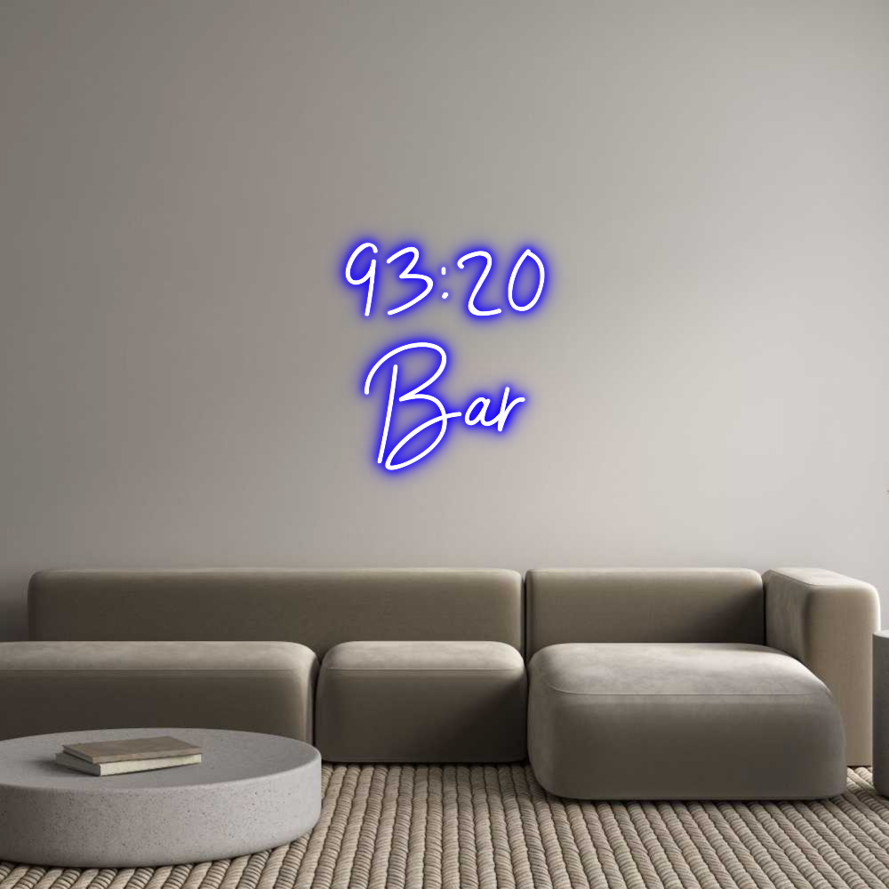 Custom Neon Sign Online Editor 93:20
Bar
