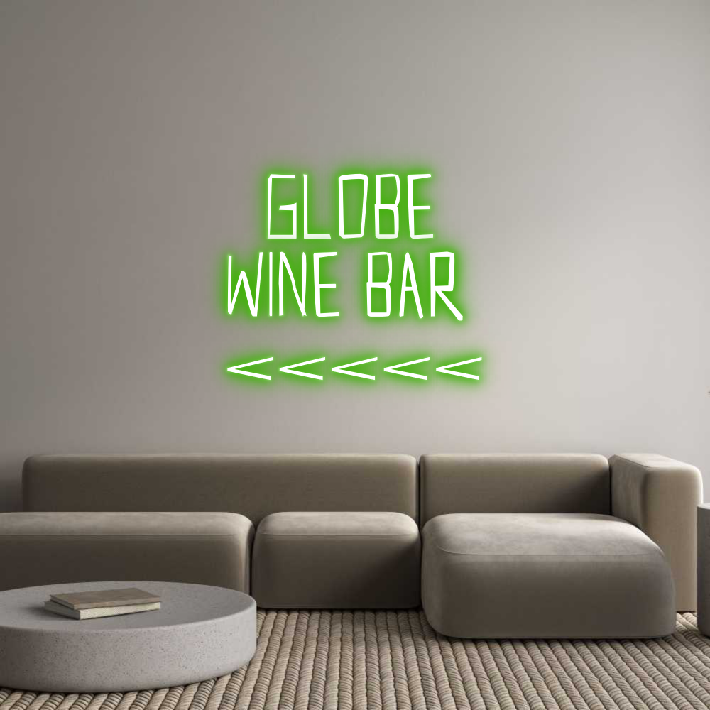 Custom Neon Sign Online Editor   GLOBE
Wine...