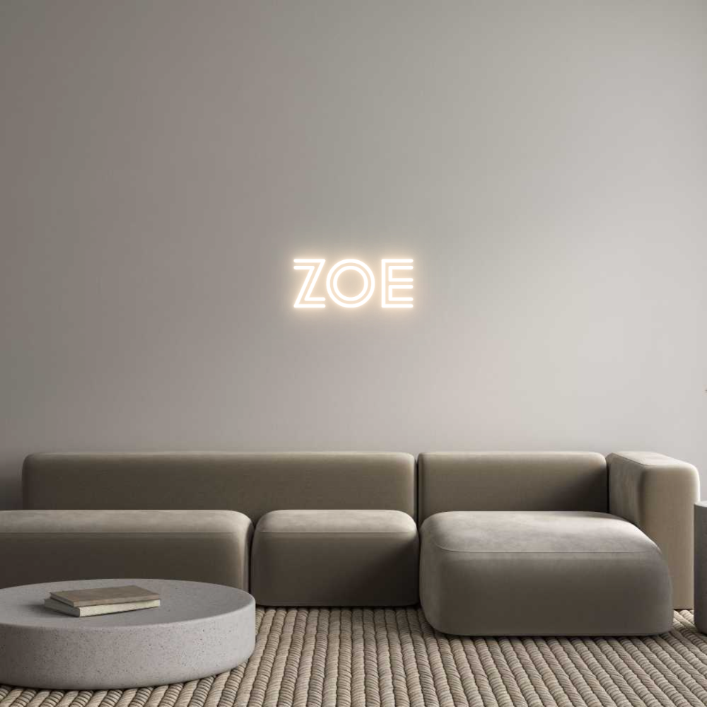 Custom Back Lit Neon Sign Online Editor zoe
