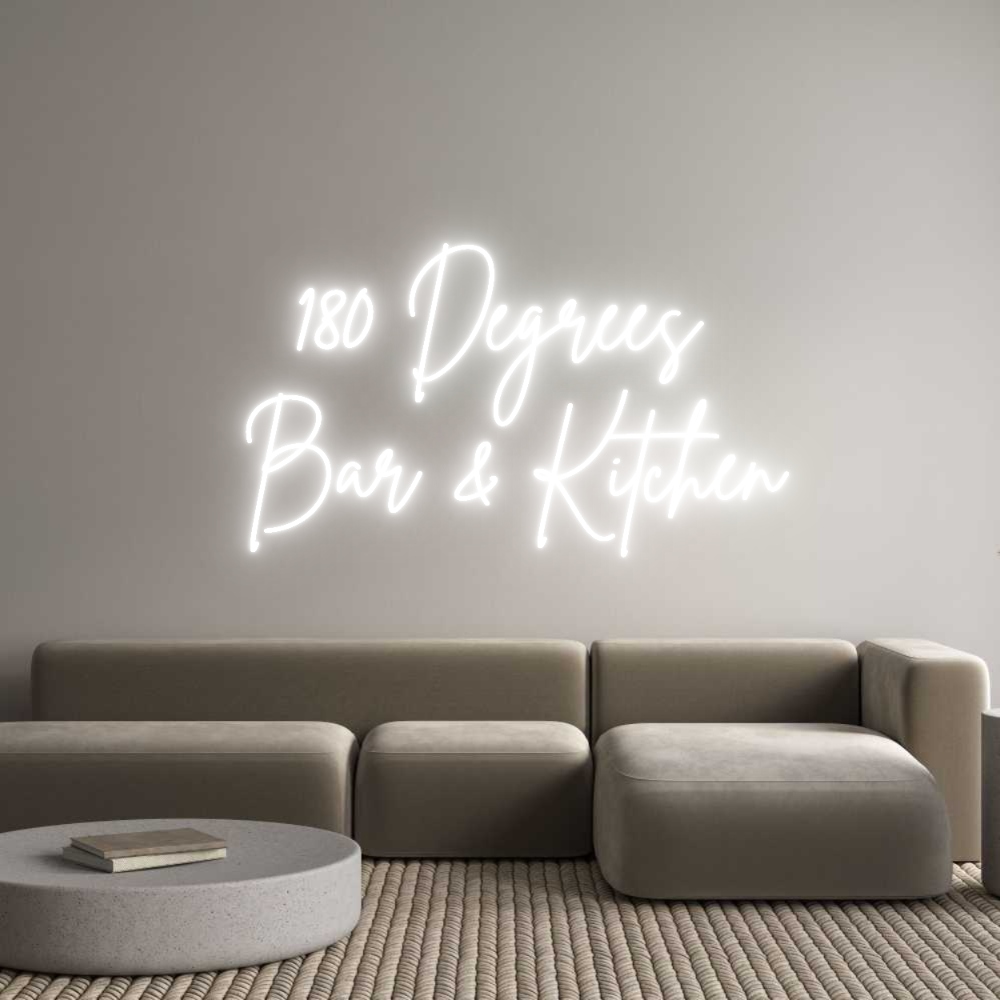 Custom Neon Sign Online Editor 180 Degrees
...
