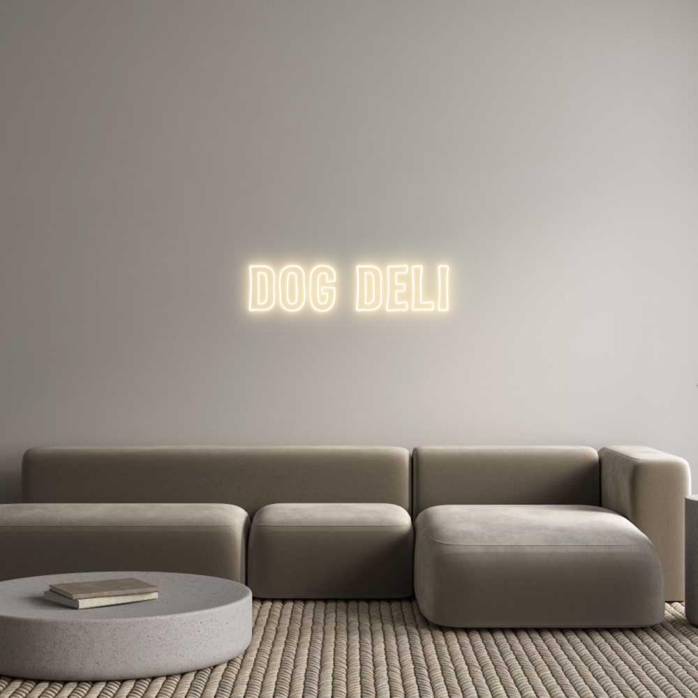 Custom Neon Sign Online Editor 
dog deli