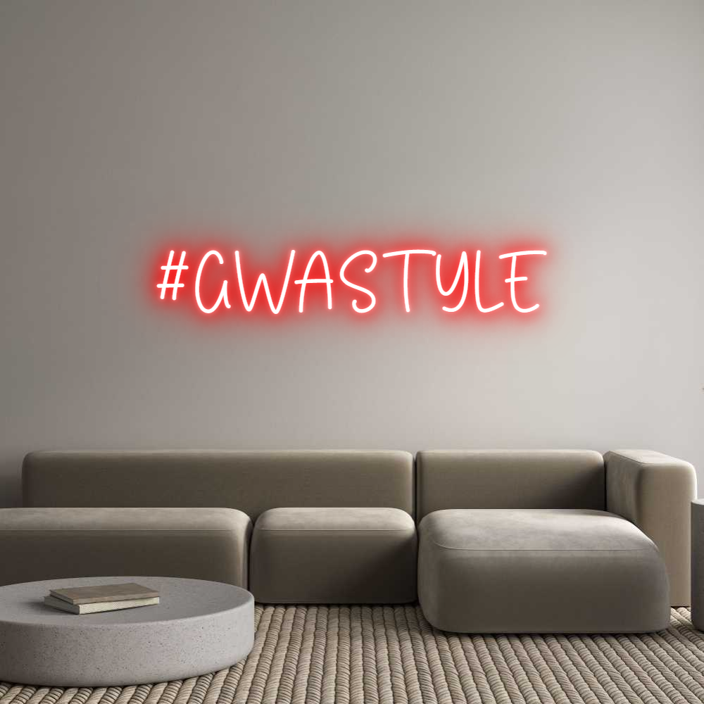 Custom Neon Sign Online Editor #GWASTYLE