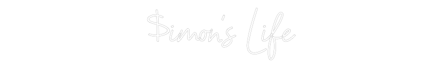 Custom Neon Sign Online Editor $imon’s Life