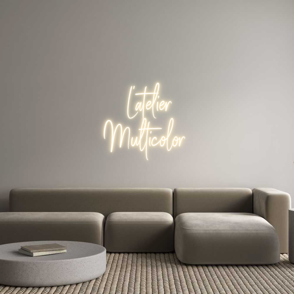 Custom Neon Sign Online Editor  
 L'atelier...