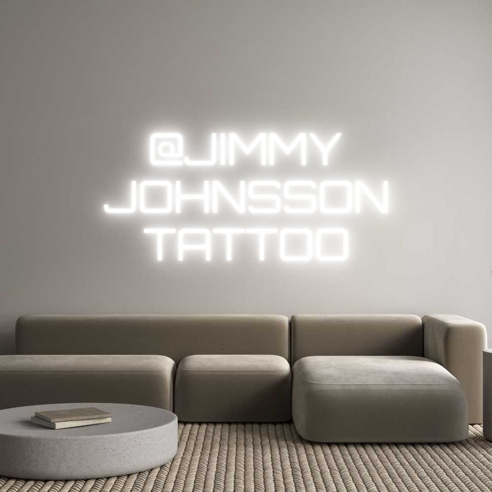 Custom Neon Sign Online Editor @JIMMY
JOHNS...