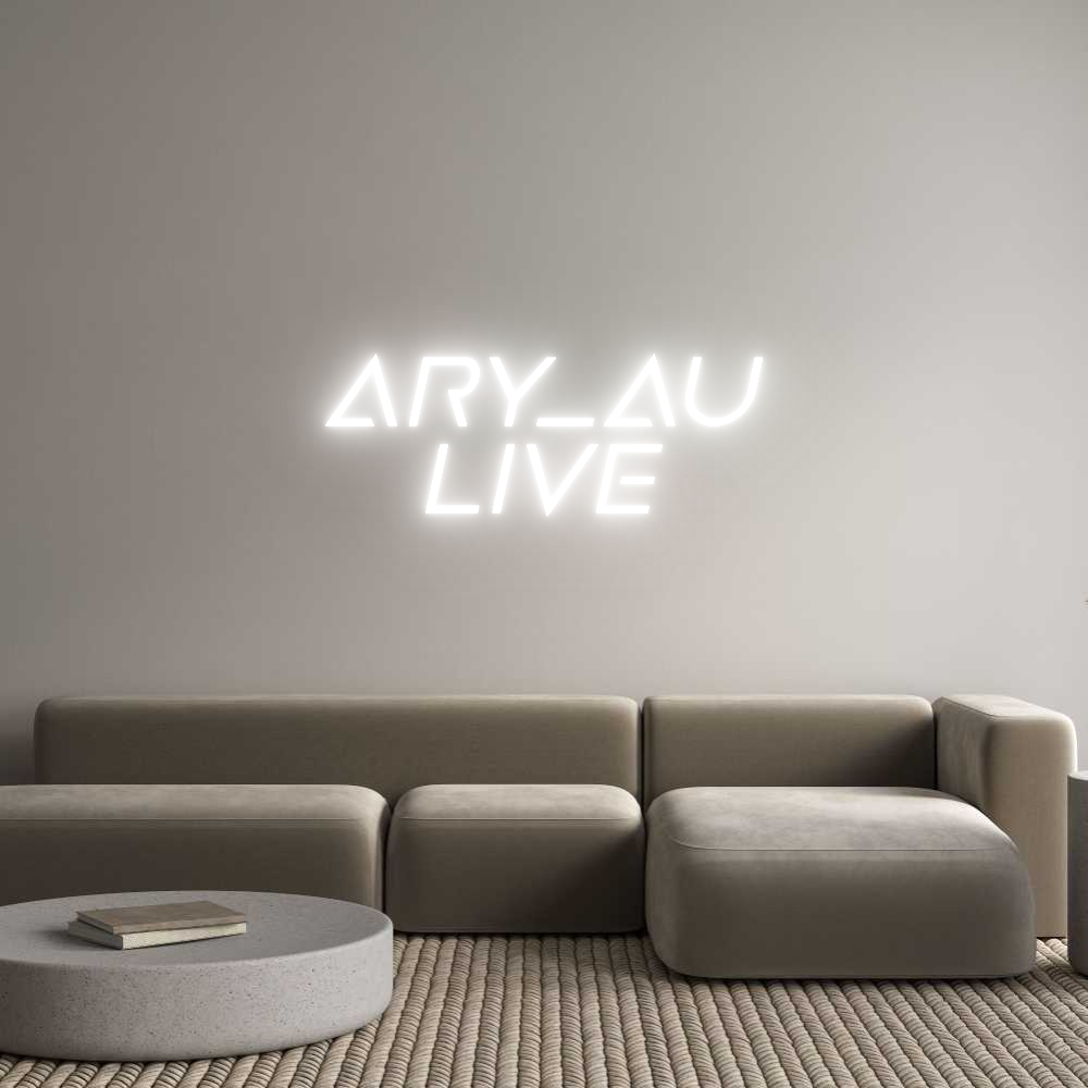 Custom Neon Sign Online Editor ARY_AU
live