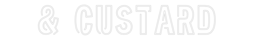 Custom Neon Sign Online Editor & Custard