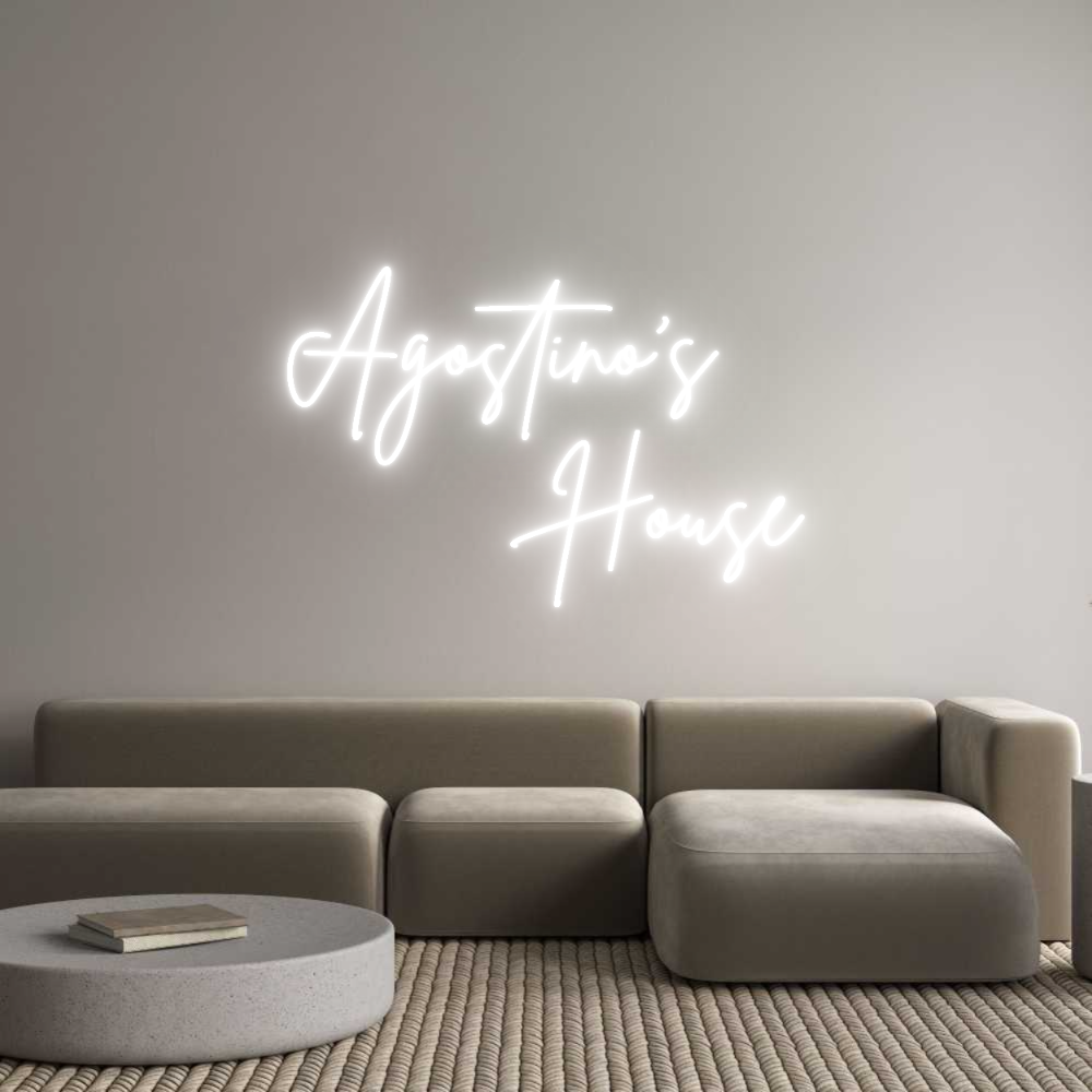 Custom Neon Sign Online Editor Agostino's
 ...
