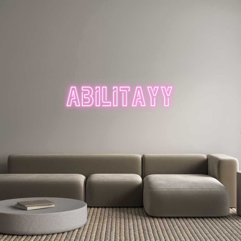 Custom Neon Sign Online Editor Abilitayy