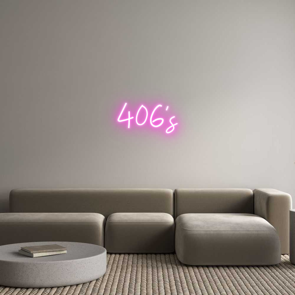 Custom Neon Sign Online Editor 406's