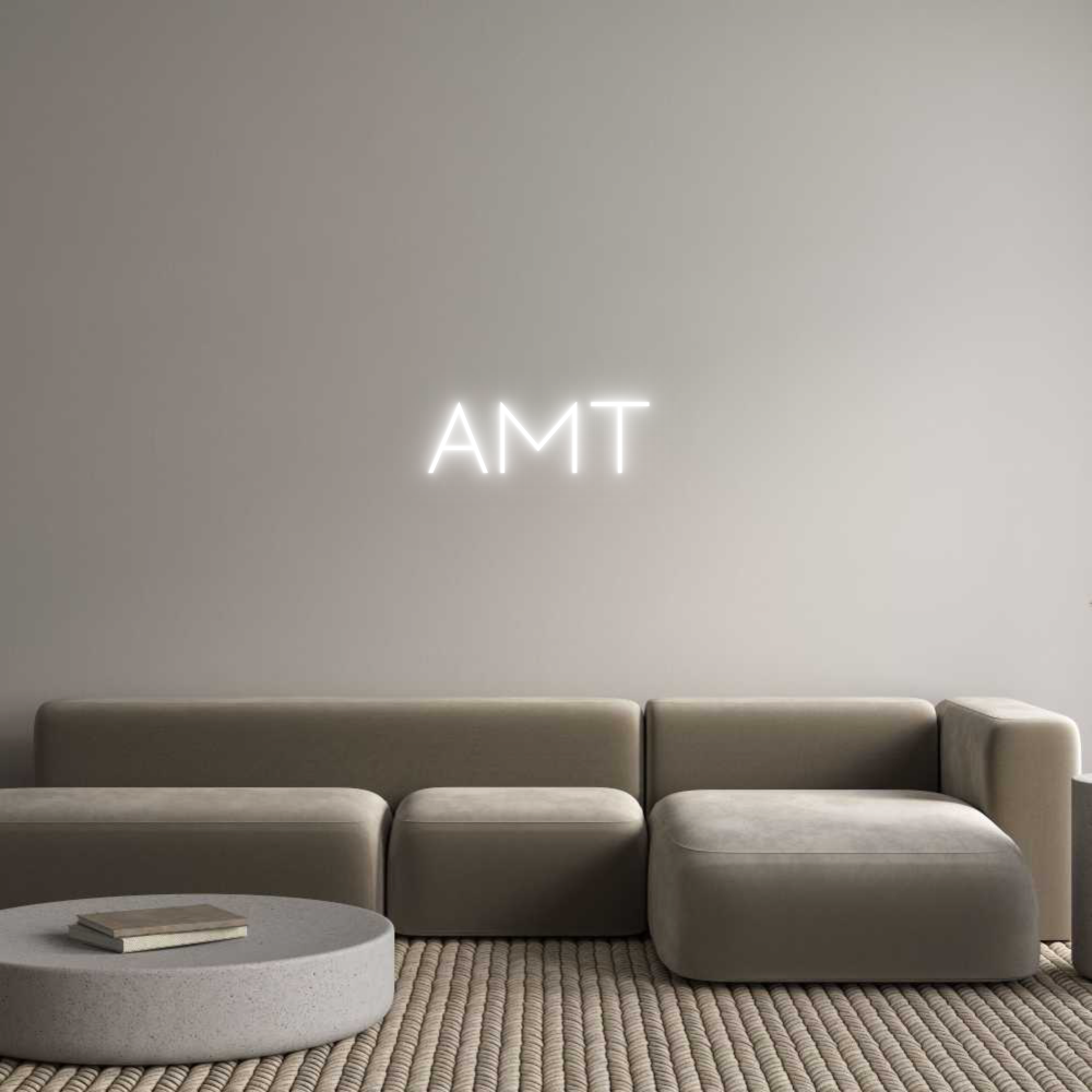 Custom Neon Sign Online Editor AMT