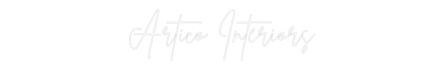 Custom Neon Sign Online Editor Artico Interi...
