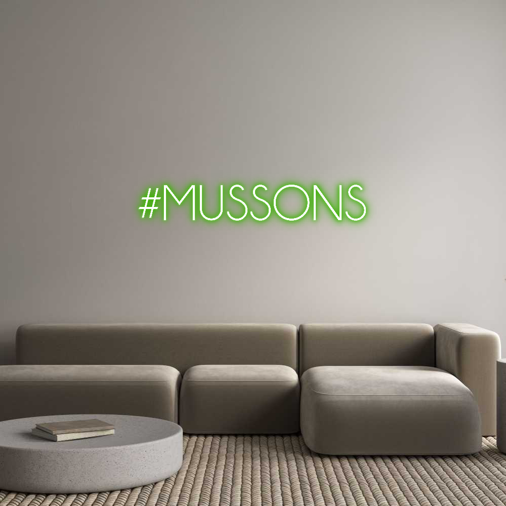 Custom Neon Sign Online Editor #MUSSONS