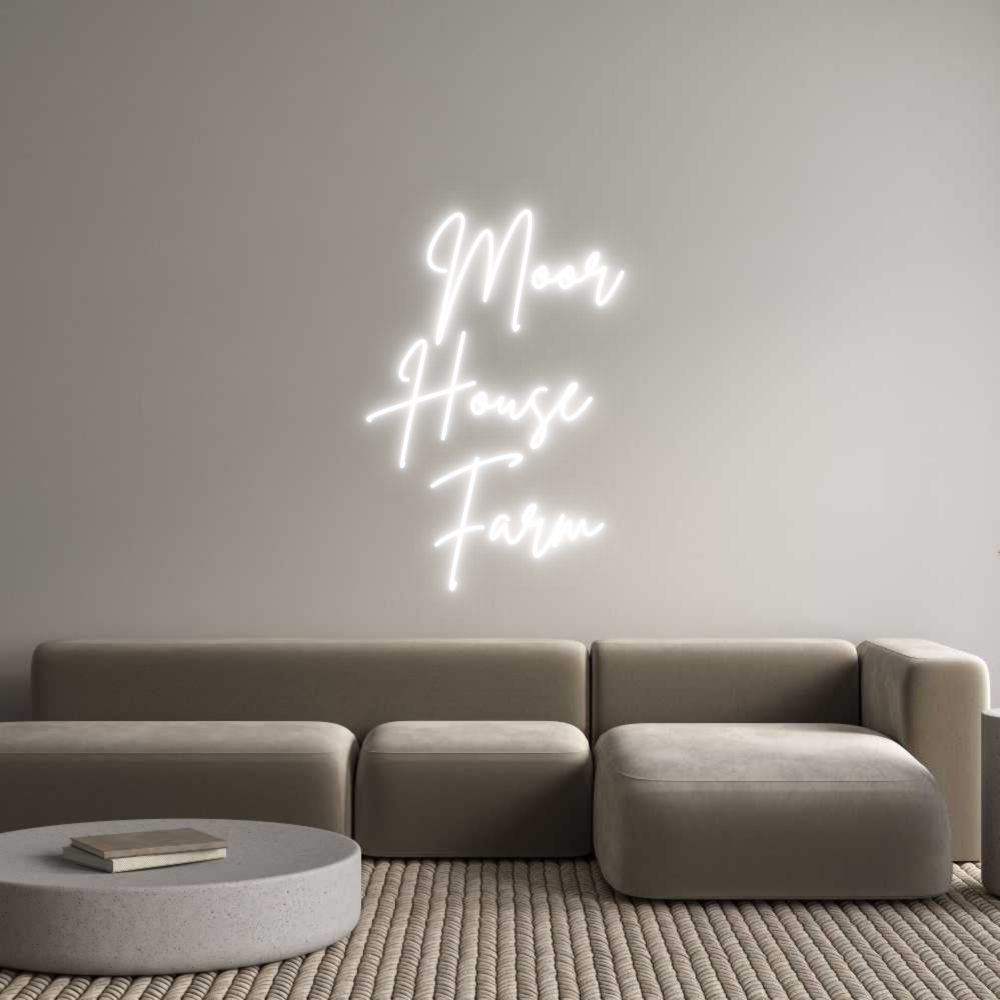 Custom Neon Sign Online Editor   Moor
 Hous...