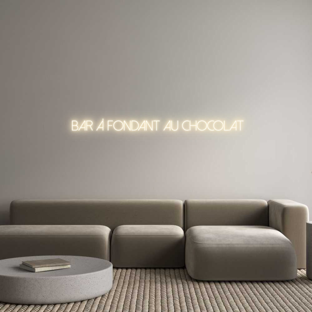 Custom Neon Sign Online Editor  BAR À FONDAN...