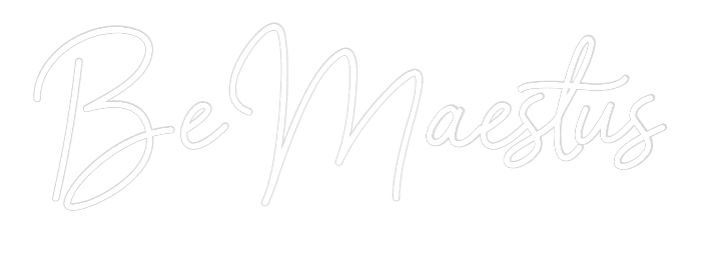 Aangepaste neonreclame online editor BeMaestus - Planeet Neon