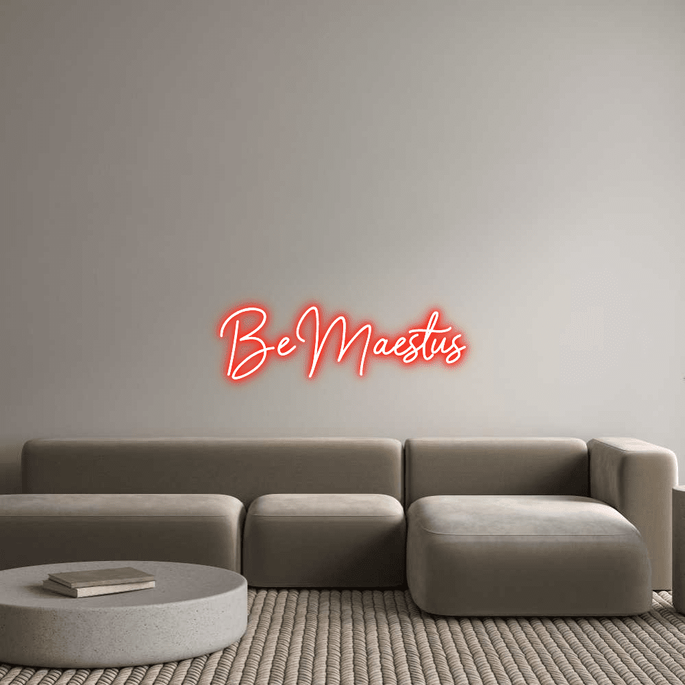 Editor online de letreros de neón personalizados BeMaestus - Planet Neon