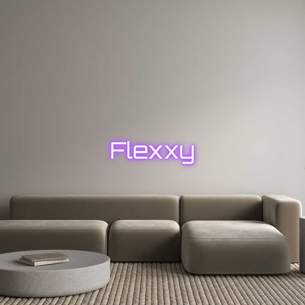 Aangepaste neonreclame online editor Flexxy - Planet Neon