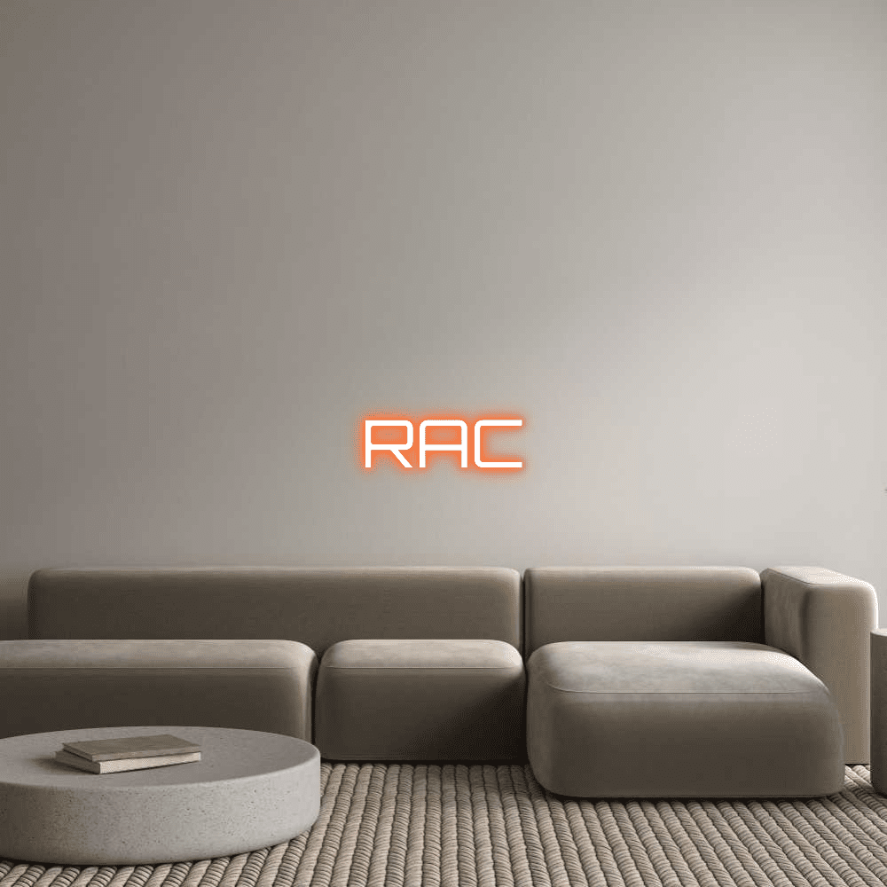 Editor en línea de letreros de neón personalizados RAC - Planet Neon