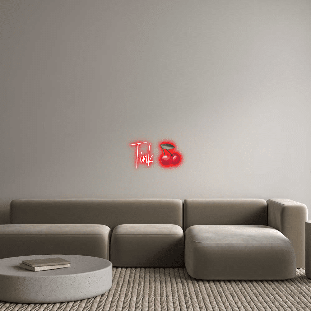 Aangepaste neonreclame online editor Tink 🍒 - Planeet Neon