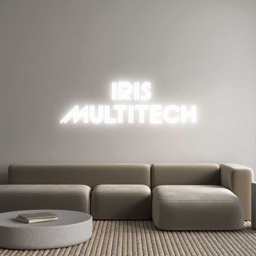 Custom Neon Sign Online Editor         IRIS ...