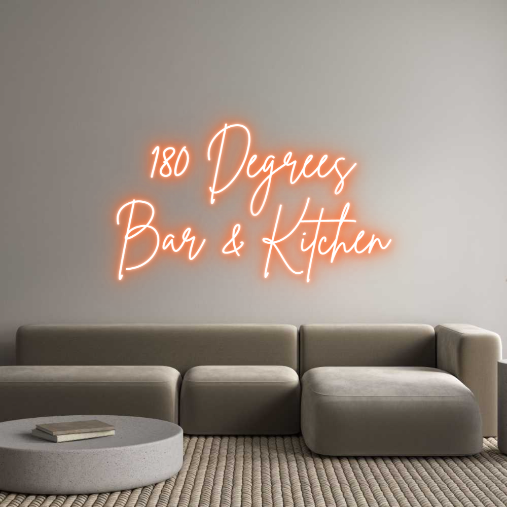 Custom Neon Sign Online Editor 180 Degrees
...
