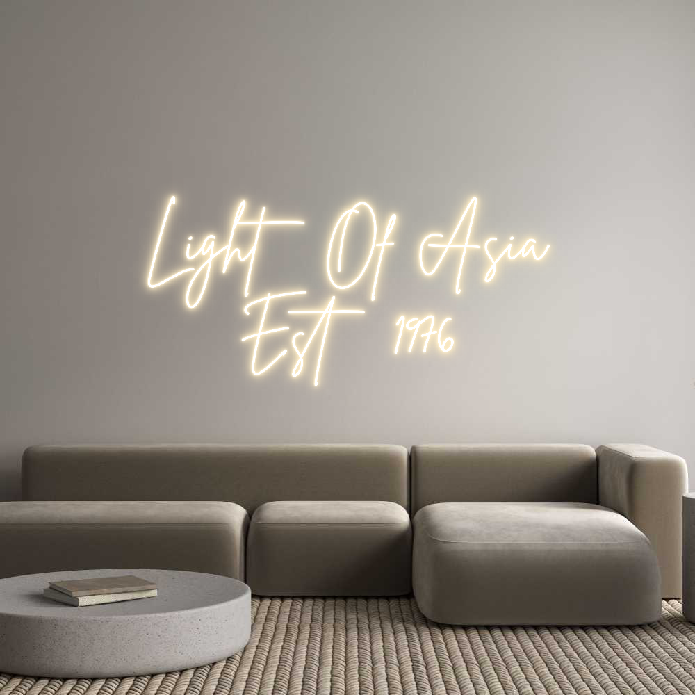 Custom Neon Sign Online Editor 
Light Of As...