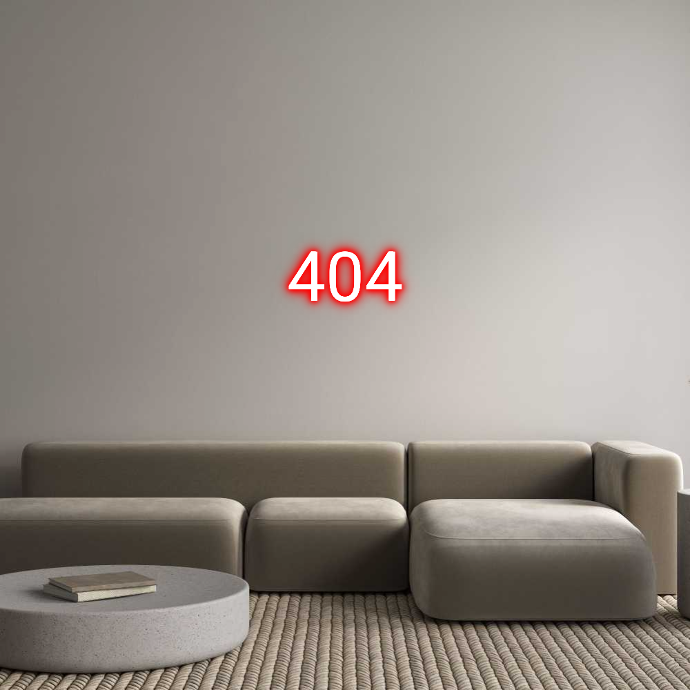 Custom Neon Sign Online Editor 404