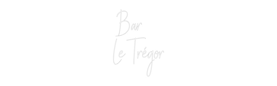 Custom Neon Sign Online Editor  Bar 
Le Tré...