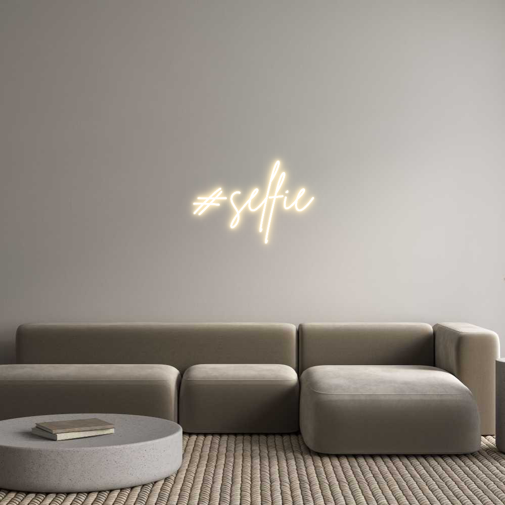 Custom Neon Sign Online Editor #selfie