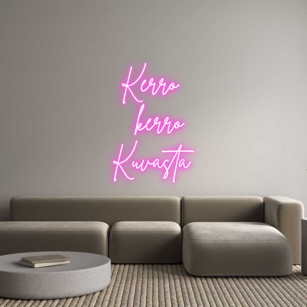 Custom Neon Sign Online Editor  Kerro
   ke...